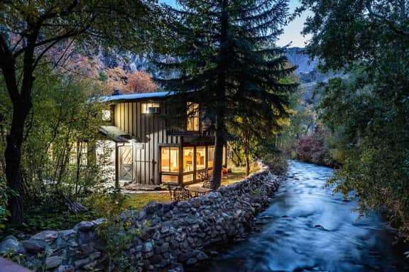 Cabin on Big Cottonwood River